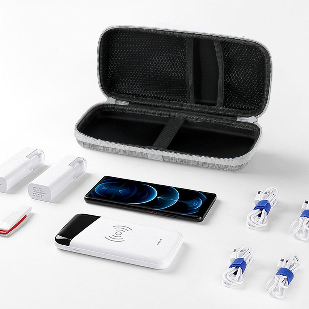 Case Estojo de proteção para eletrônicos, resistente à água Organizador Guardar Fone /Carregador/Cabo/Celular