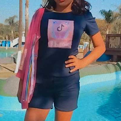 Conjuntos Juvenil Menina Feminina Blusa Viscolycra Desenho Manga Princesa + Short Elastico 12 14 16