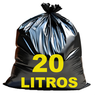 Saco de lixo 20 Litros pacote com 100 unidades direto da fábrica em Oferta na Shopee