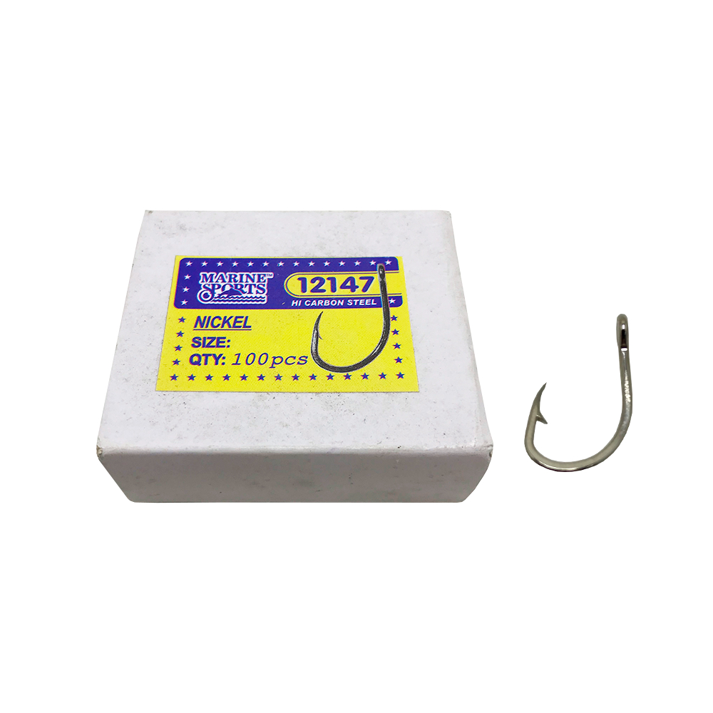 Anzol 12147 Nickel Caixa Marine Sports - Vários Tamanhos em Oferta na Shopee