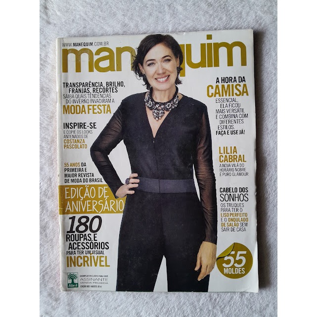 MANEQUIM 665 * AGO/14 * LÍLIA CABRAL * DIDI WAGNER