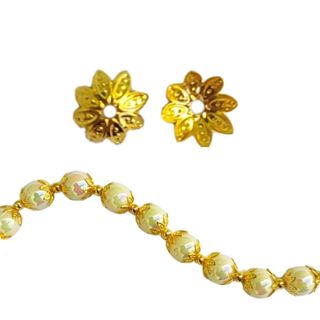 100un Tulipa Flor P/ Pérola De 8 E 9mm Bijuteria e Artesanato em Oferta na Shopee