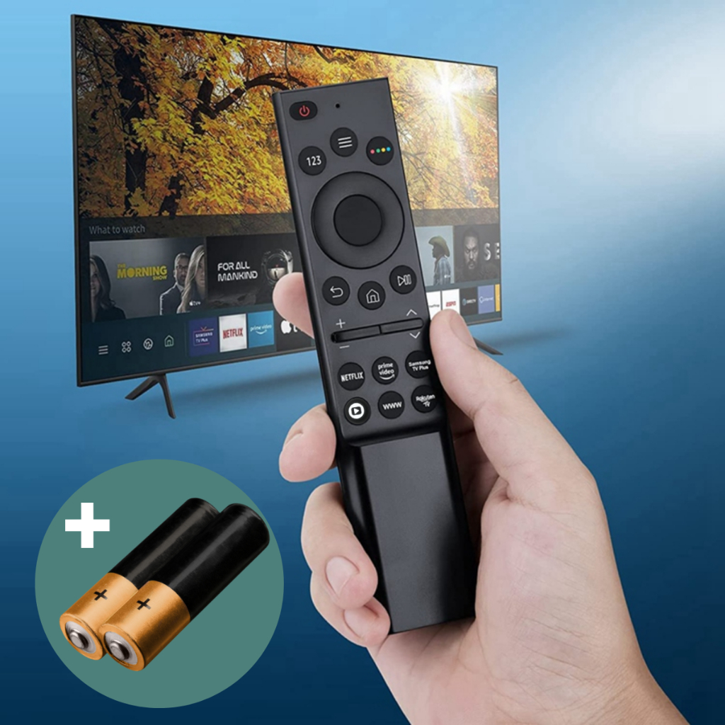 Controle Remoto Compatível Com Samsung Tv Smart Com Teclas Prime Netflix Tv Plus