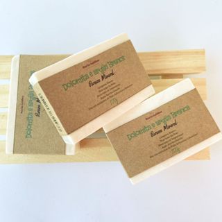 Sabonete Dolomita e Argila Branca Manchas,Melasma,Espinhas, Clareador Acne em Oferta na Shopee