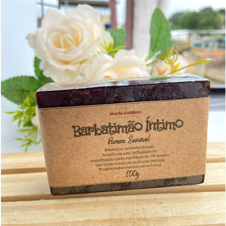 Sabonete de Barbatimao Natural íntimo Artesanal