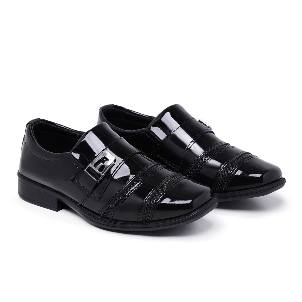 Sapato Social Infantil Masculino Menino Pajem Casamento Formatura Festa Leve Preto Dourado Azul Branco 443