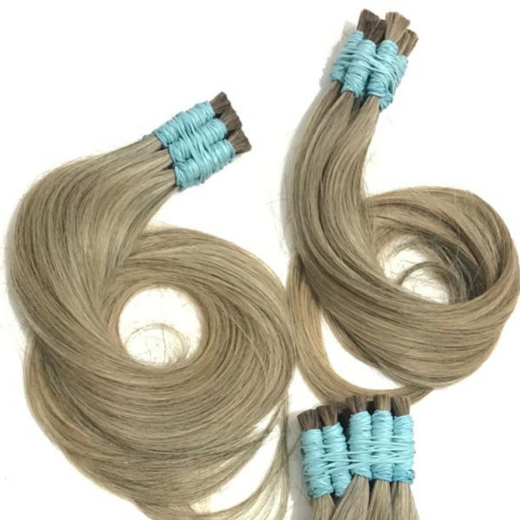 Cabelo Humano Para Mega-Hair Loiro Mesclado Indiano Liso Com 30 Gramas. em Oferta na Shopee
