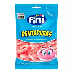 Bala de Gelatina Dentaduras 250g - Fini