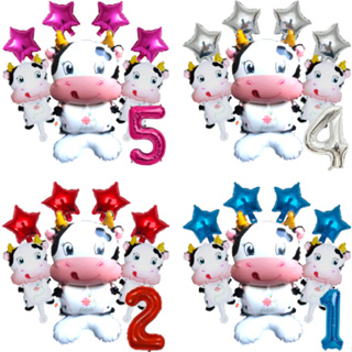 Kit Fazendinha Fazenda Vaca Base Número Balão Metalizado PORCO VAQUINHA PATO CAVALO GALINHA LINDO em Oferta na Shopee