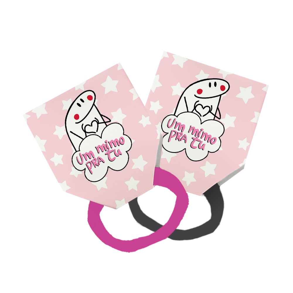 56 Xuxinha Rabicó Com Tag Lembrancinhas Um Mimo Pra Tu Meme Flork Bento Fundo Rosa Estrelas Brancas