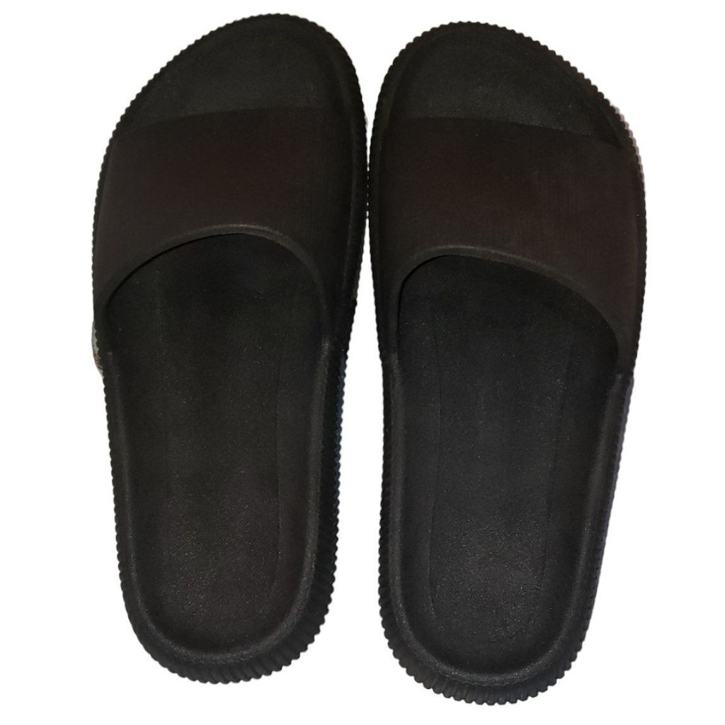 Chinelo Nuvem Super Soft Confortável Ortopédico Anatômico Unissex Preto - TAMANHO N° 37/38