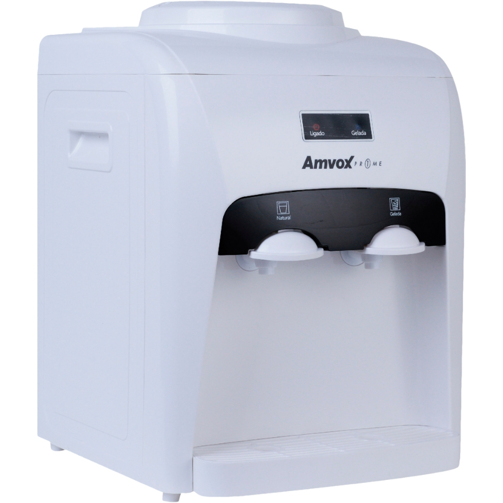 BEBEDOURO REFRIGERADO AMVOX ABB 240 BRANCO PARA GARRAFÃO GALÃO 20L ÁGUA GELADA NATURAL BIVOLT - Home Appliances