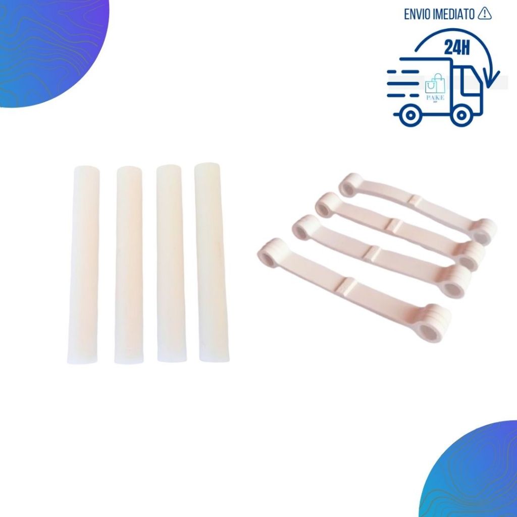 Kit Roletes Do Agitador Brastemp + Tirantes 326050583 326000516 Bwh08 Bwg11ar
