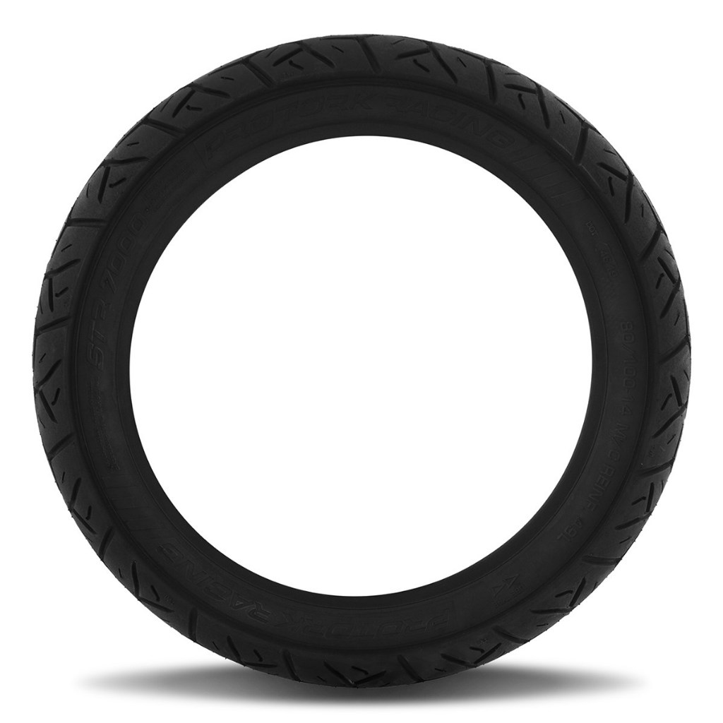 Par Pneu 2.50-17 + 80/100-14 Novo Moto Biz 100 110 125 - Pop 100 110 - Dream 100 Pro Tork Str 7000