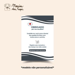 Folheto de Agradecimento Ao Cliente Panfleto Gratidão Flyer