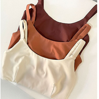 Top Academia Fitness Duplo Poliamida Alça Grossa Com Sustentação em Oferta na Shopee