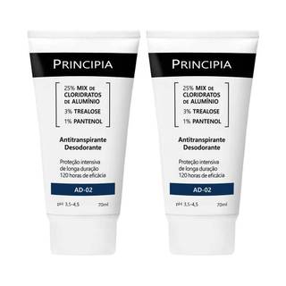 KIT 2 UNIDADES ANTITRANSPIRANTE DESODORANTE AD-02 em Oferta na Shopee