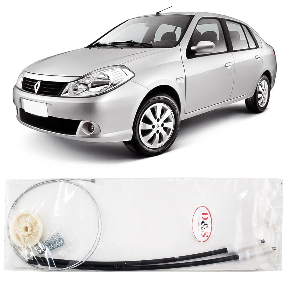 Kit Reparo Maquina Vidro Symbol 2009 2010 2011 2012 2013 Cabo Dianteiro Eletrico Renault Dianteira Eletrica