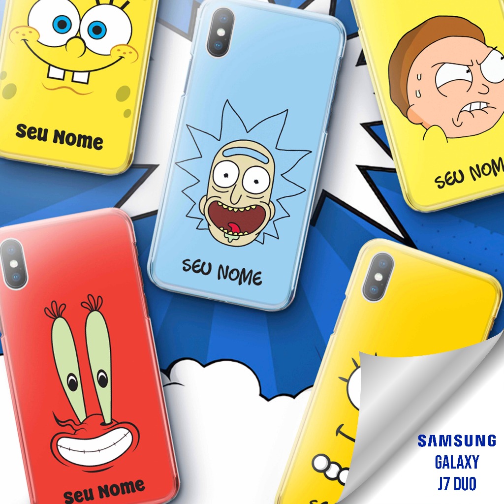 Capa Capinha  - Galaxy J7 Duo - Desenhos