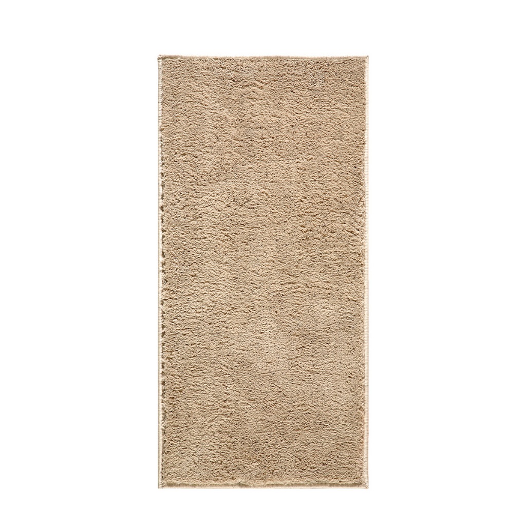 Tapete Passadeira  Sala Quarto 50x180cm Antiderrapante Pelo Curto Macio Perola