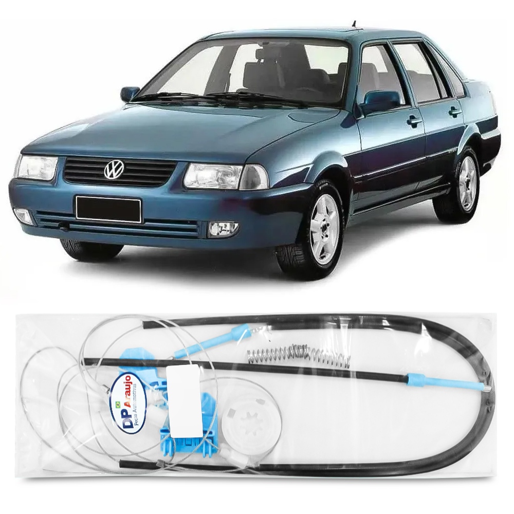 Kit Reparo Maquina Vidro Santana 98 99 00 01 02 03 04 05 06 Bosch Cabo Dianteiro Eletrico Dianteira Eletrica