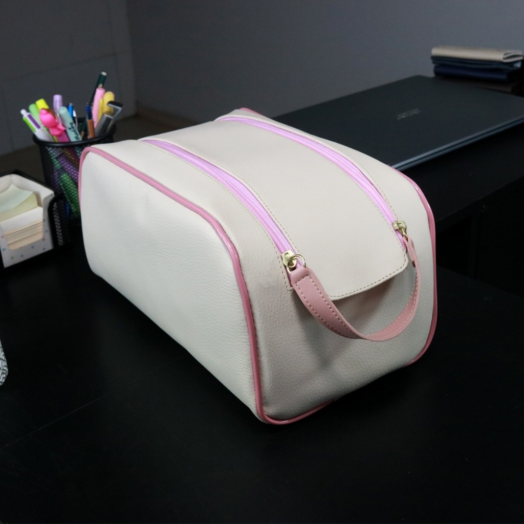 Necessaire Grande Bolsa de Mão Lisa Mala Organizadora Torontos 2024