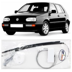 Kit Reparo Maquina Vidro Golf 94 95 96 97 98 Alemão Mexicano Cabo Traseiro Eletrico Traseira Eletrica Volkswagen Vw Volks