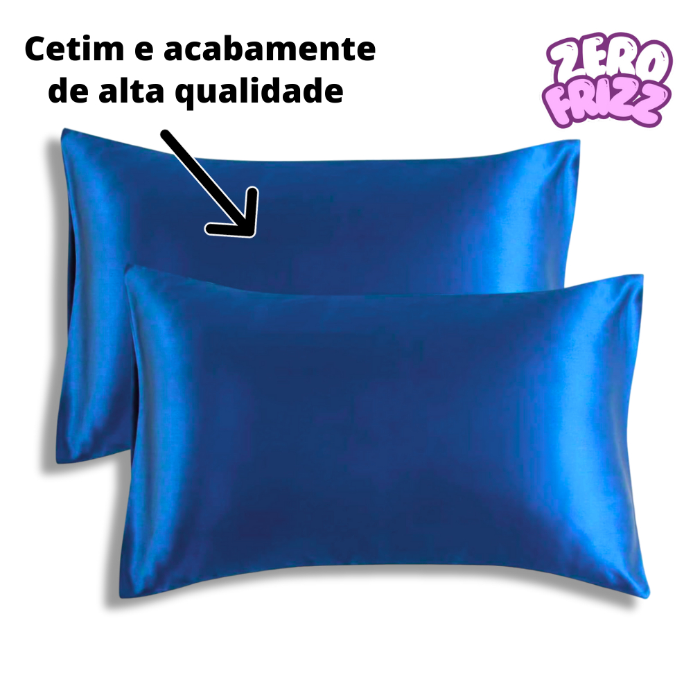 02 CAPAS - TRAVESSEIRO - FRONHA - CAPA FRONHA TRAVESSEIRO CETIM KIT 02 PEÇAS (PAR) em Oferta na Shopee