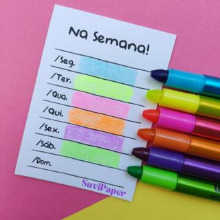 Estojo 6 Marca Texto Gel Twist - 6 cores Tris - Não mancha a Folha - Para Livros, Bíblias e Folhas Diversas em Oferta na Shopee