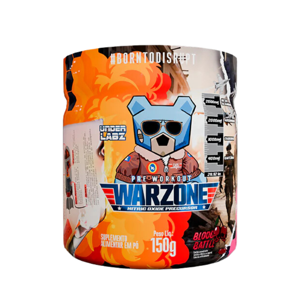 Warzone - Com Pump Matrix - Pré Treino - 150g - Under Labz