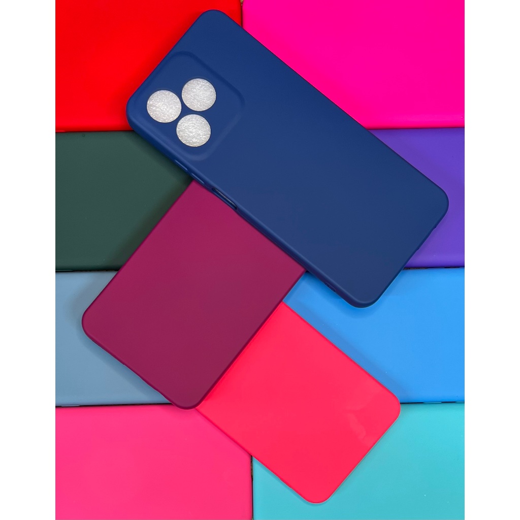 Capa para Realme C53 / C51 / Note 50 / Capa + Pelicula 3D ou Só 1 Capinha Aveludada Case