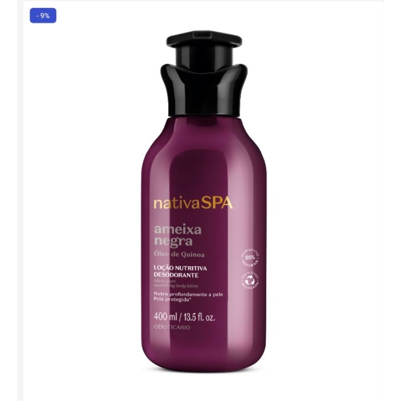 Loção Ameixa , Ameixa Negra , Orquídea Noire, Lilac 400ml