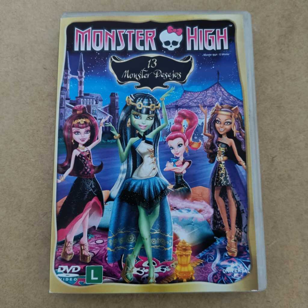 Filme - MONSTER HIGH - 13 MONSTER DESEJOS - DVD