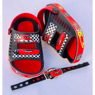 sandália di carros papete babuche chinelo calçados sapato baby bebê infantil para meninos do carros aberto em Oferta na Shopee