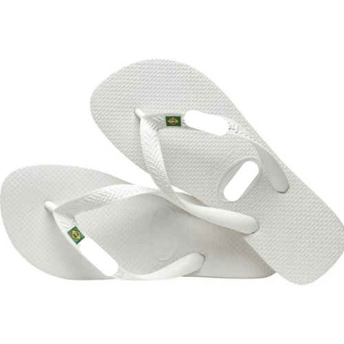 Sandalia do Brasil Branca ou Preta chinelo de dedo Masculino e feminino Promoção Promoção