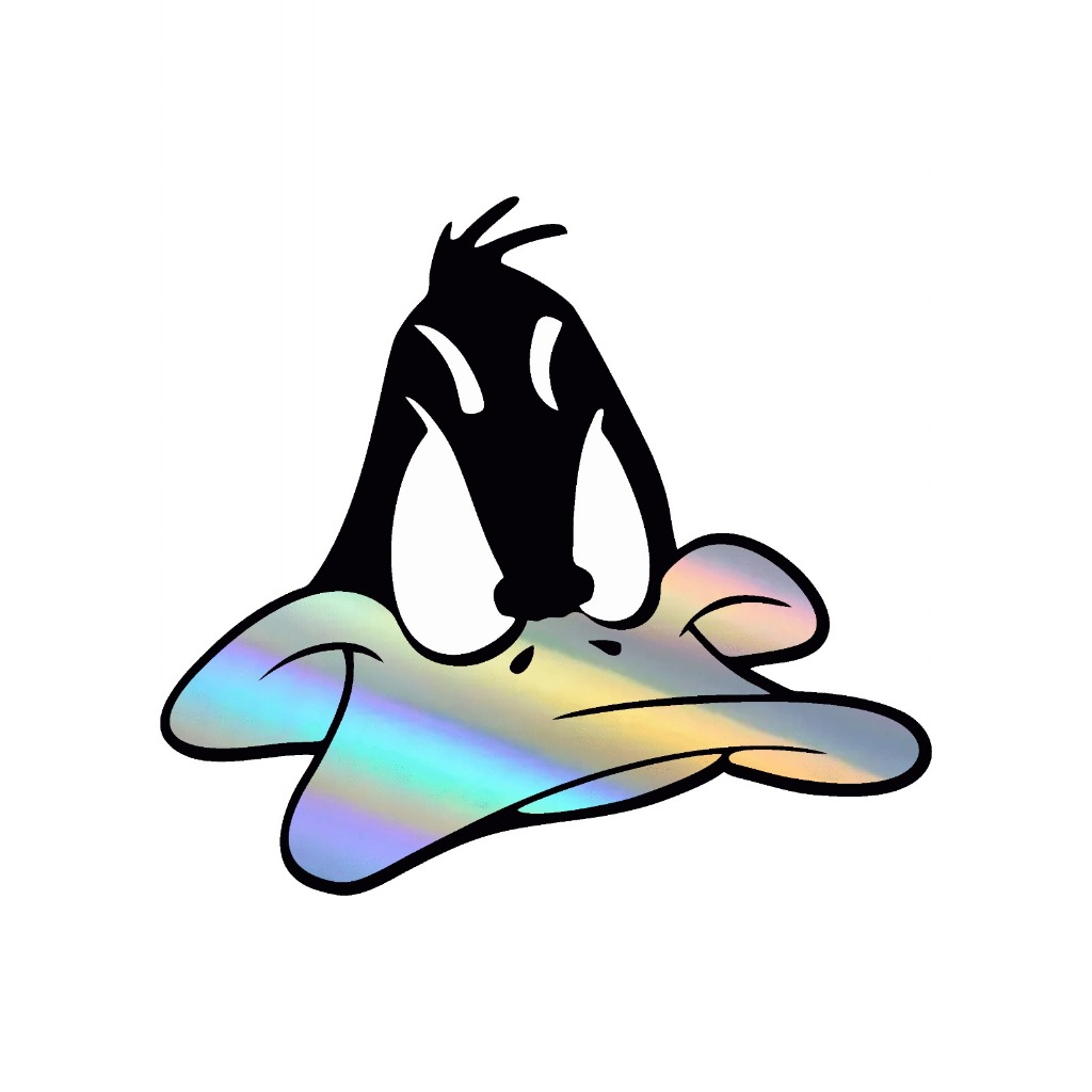 Adesivo holográfico patolino em Oferta na Shopee