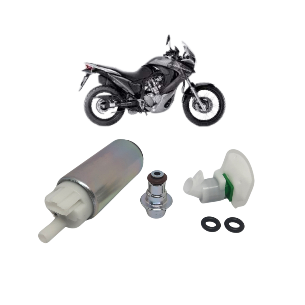 Refil Bomba Combustível + Pré Filtro + Regulador Pressão Honda XL 700 Transalp 2011 até 2014
