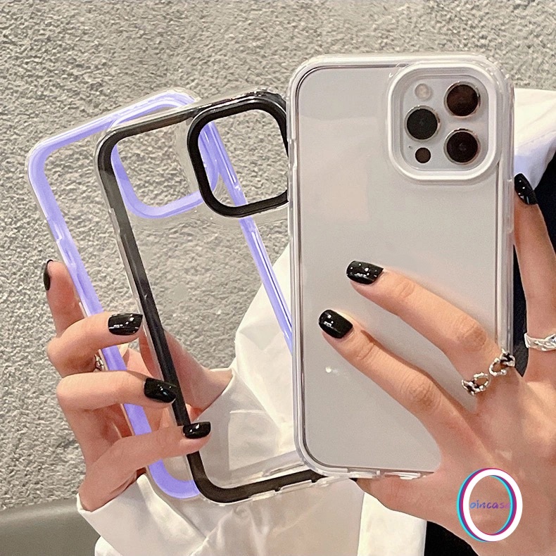 Capa De Celular Transparente Com Proteção De Câmera Anti-Impacto De 360 Graus Para iPhone 13 12 11 Pro Max iPhone 15 14 Pro Max, 14 Plus, SE, 11, 12, 13 Pro Max, X, XS, XR!