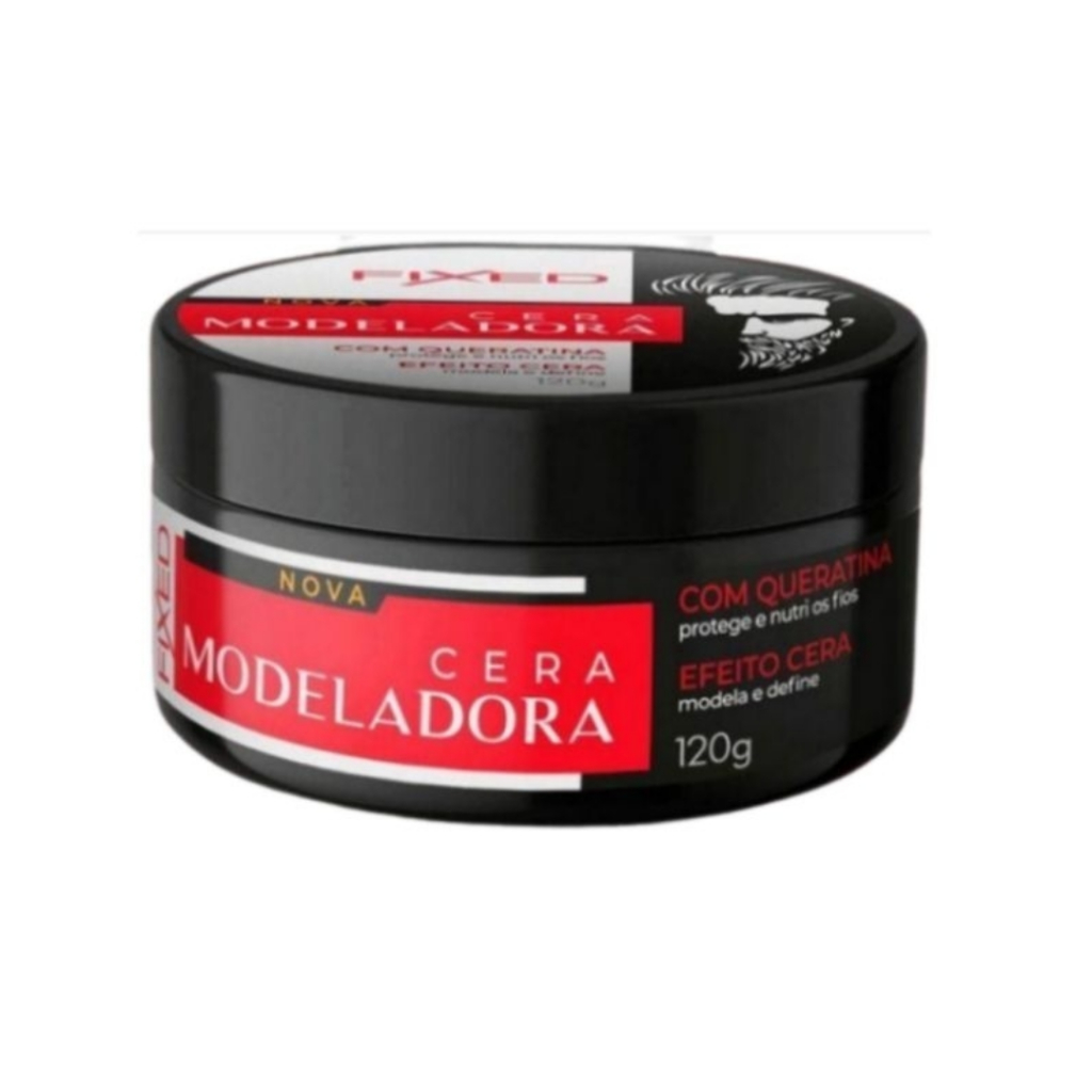 Fixed Cera Capilar Com Queratina Modeladora 120g em Oferta na Shopee
