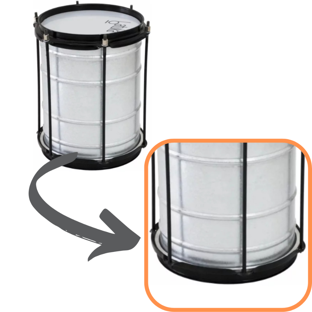 Bacurinha 8 Pol 30cm Alumisteel Batuka 60049 Repinique 8x30
