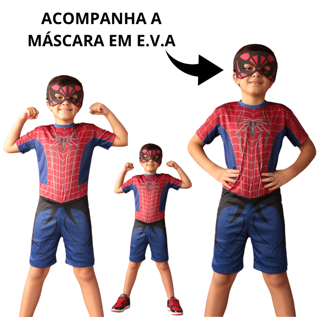 Fantasia infantil Homem Aranha 2