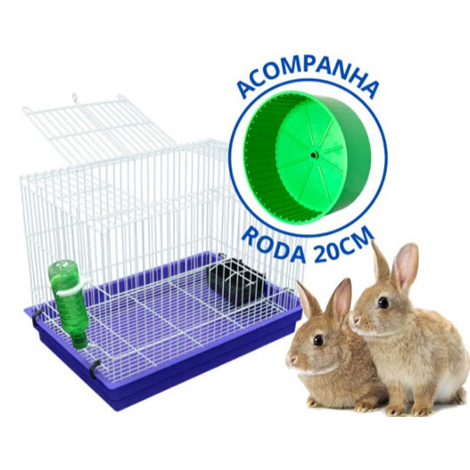 Gaiola Porquinho da Índia Chinchila Casa Coelho Mini Coelhos Roedores Pets Comedor Bebedor Não Pinga