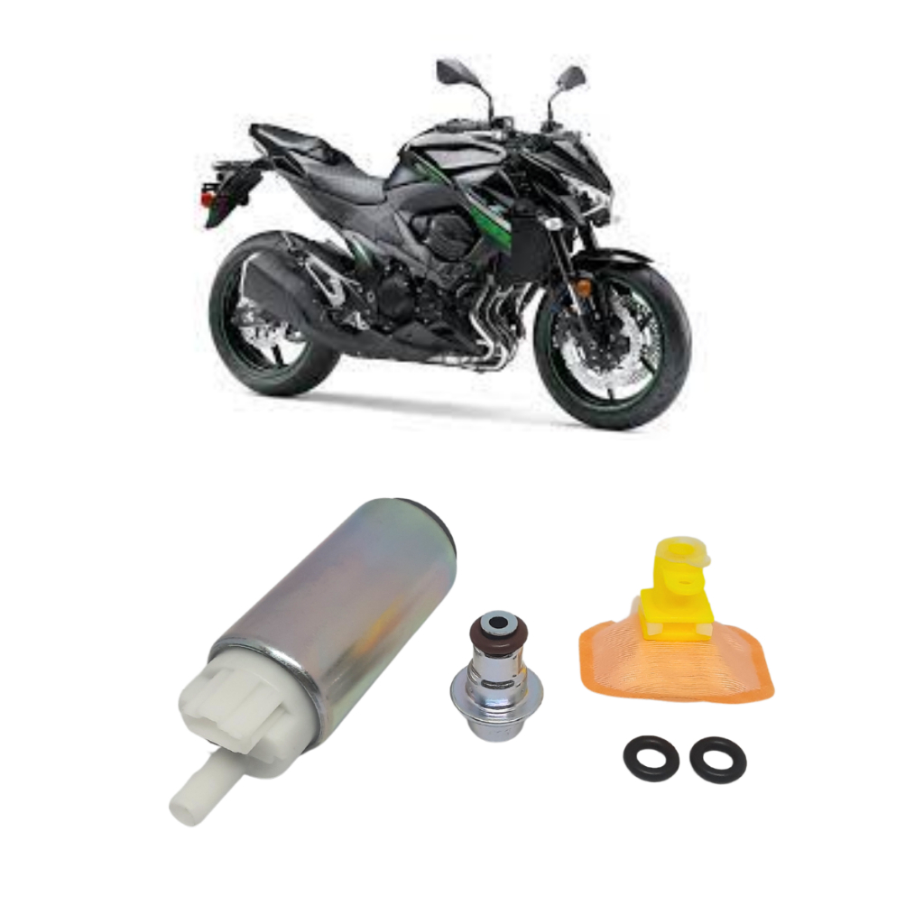 Refil da Bomba de Combustível + Pré Filtro + Regulador de Pressão Kawasaki Z800 2013 até 2017
