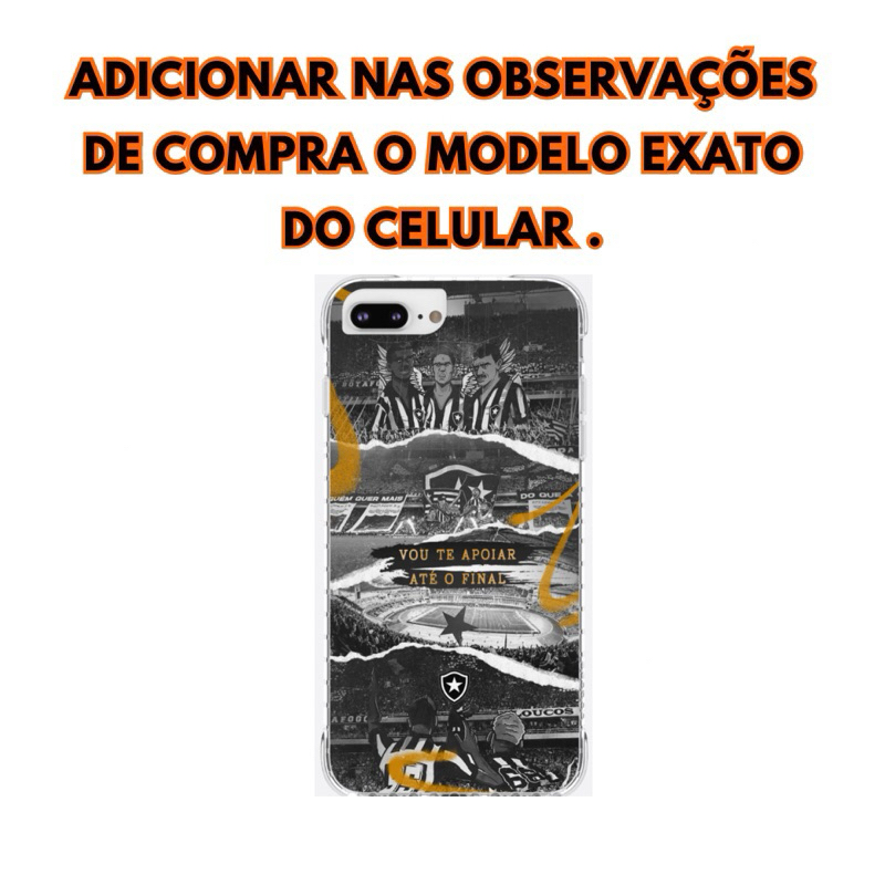 Capa de Celular Inspirada BOTAFOGO FOGÃO Variedades de Aparelho