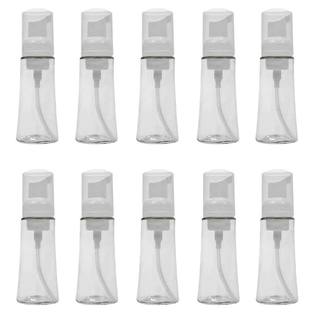 Kit 10 Frasco Pump Espumadora 100 ML  Para Limpeza De Cílios em Oferta na Shopee