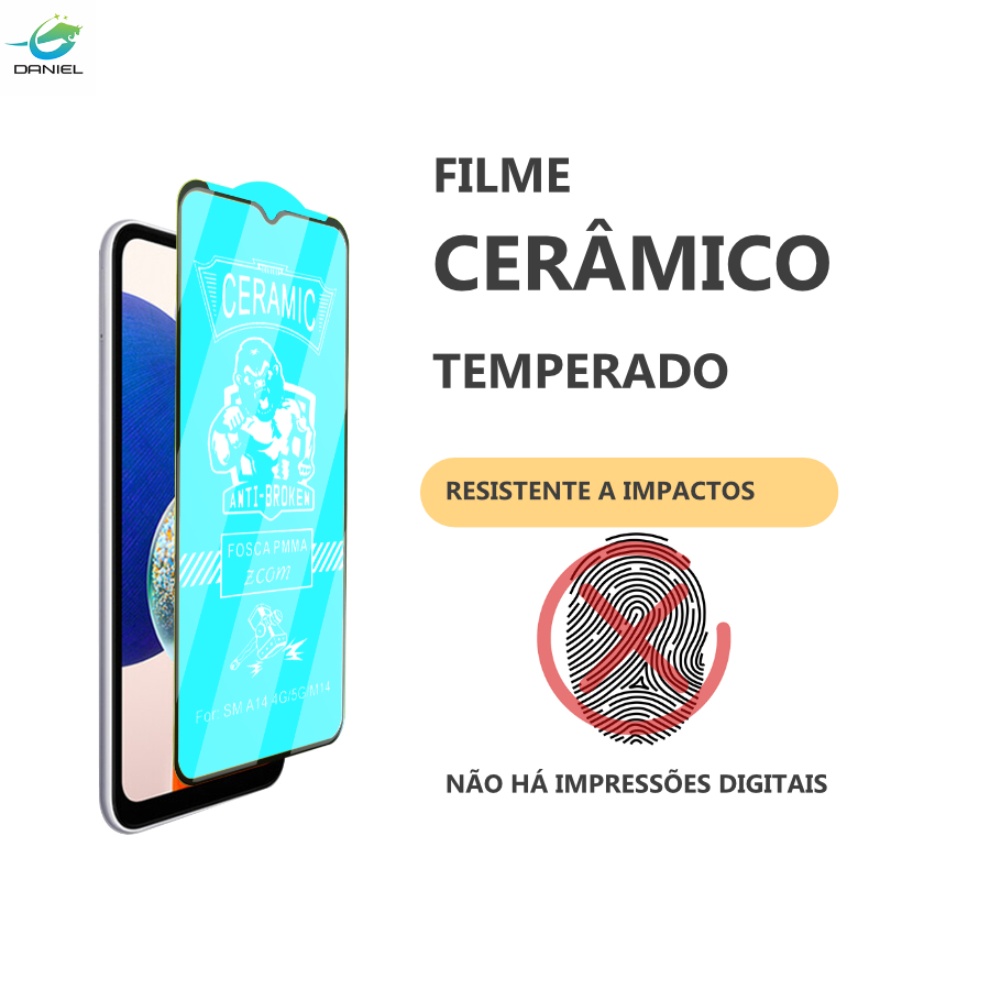 Película Kit 1 3 5 Premium Cerâmic HD Samsung A50 A51 A52 A52S A53 A54 5G A71 A73 Série Modelo À prova de explosão film