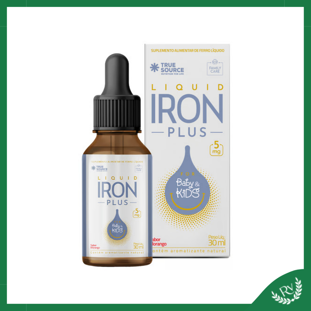 Iron Plus Liquido (30ml) - True Source em Oferta na Shopee