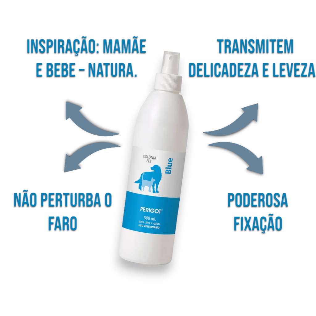 Perfume Colônia Pet Perigot Blue – 500ml