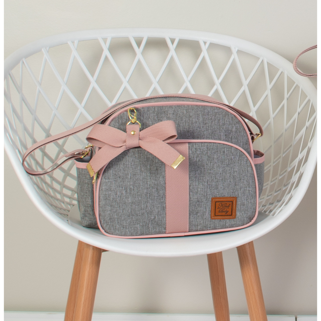 Bolsa Maternidade Com Laço Bebê Menino Menina Passeio