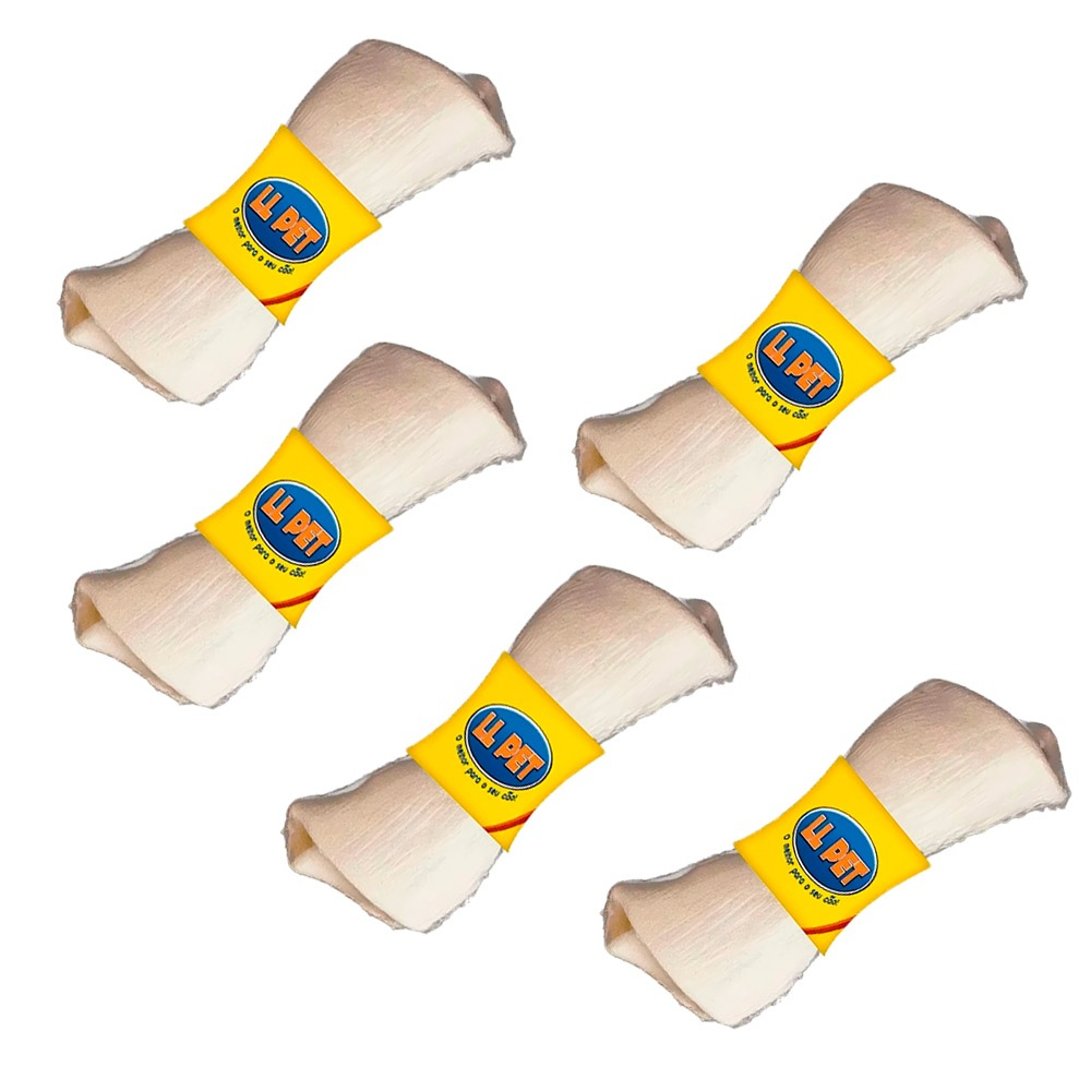 Kit 5 un. Osso Nó 3-4 Para Cães LL Pet em Oferta na Shopee